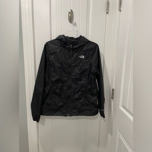 Black The North Face Rain Jacket